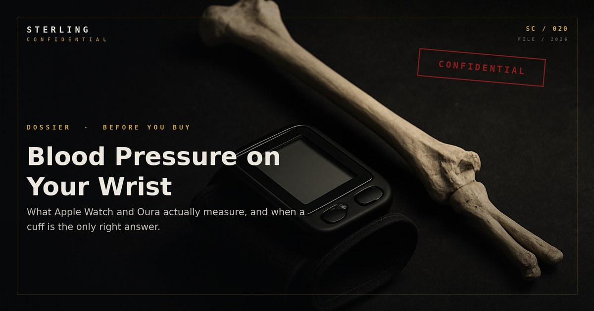 Blood Pressure on Your Wrist: What Apple Watch and Oura Actually Measure