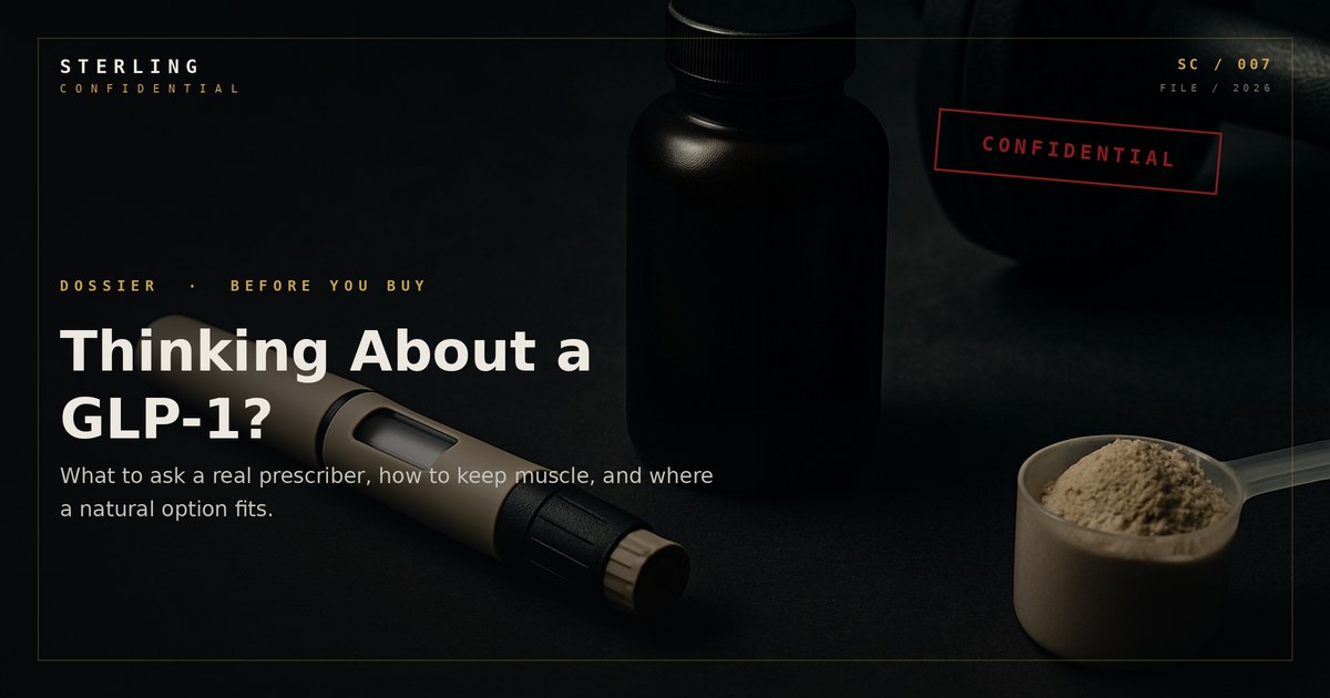 Thinking About a GLP-1? What to Ask, How to Protect Muscle, and the Natural Alternative