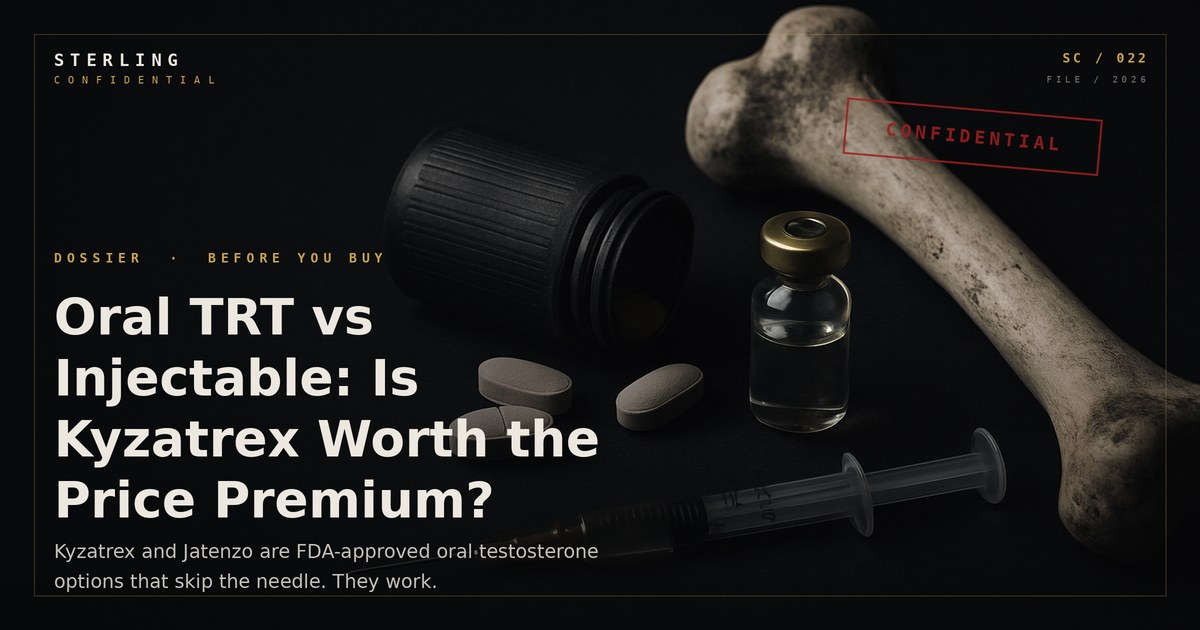 Oral TRT vs Injectable: Is Kyzatrex Worth the Price Premium?