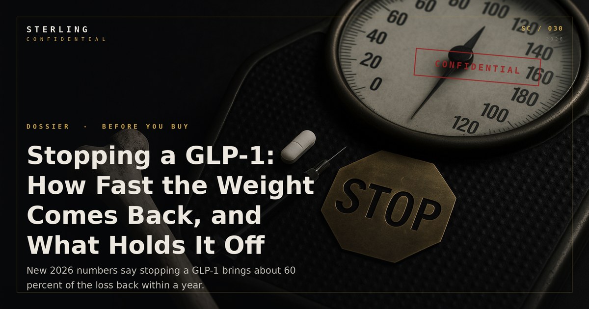 Stopping a GLP-1: How Fast the Weight Comes Back, and What Holds It Off