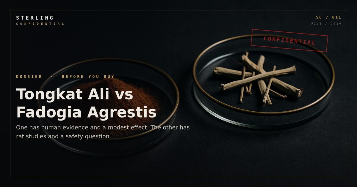Tongkat Ali vs Fadogia Agrestis: Which Test Booster Is Worth It, and Which to Skip